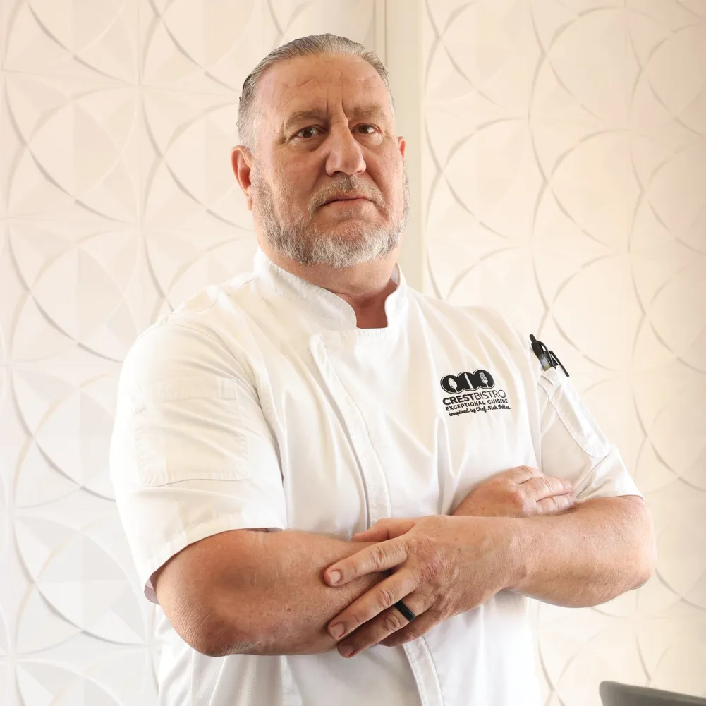 Chef Nick Totten of Crest Bistro.